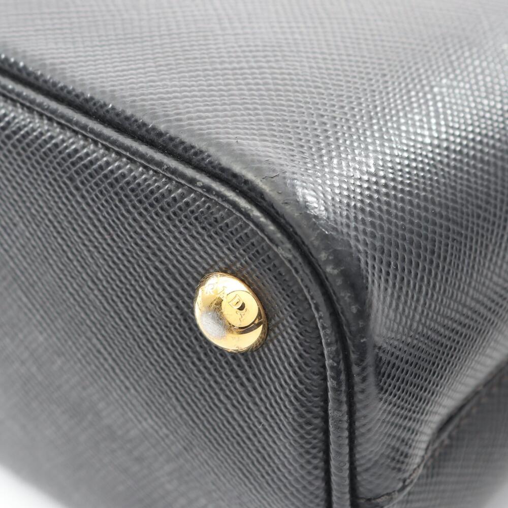 Prada SAFFIANO CUIRC Panier Handbag Leather Black - Picture 8 of 8